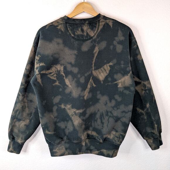 Vintage Tie Dye Oversized Christmas Sweatshirt Pullover Ugly Sweater 90's Sz XS - Picture 2 of 8